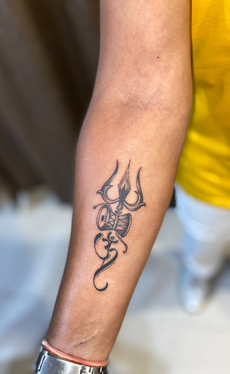 Trishul tattoo
